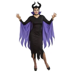 Disfraz de Villana Maléfica con cuernos
