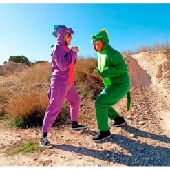 Disfraz Dinosaurio Lila para mujer