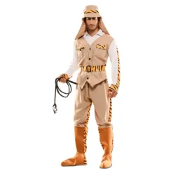 Disfraz Doble de Cazador y Tigre para adultos