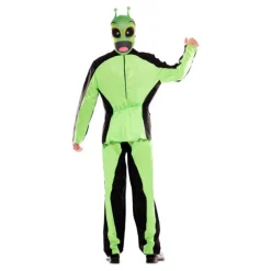 Disfraz Doble de Hombre de Negro y Alien para hombre