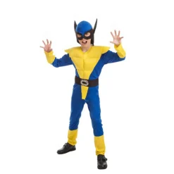 Disfraz Súper Lobo Amarillo para niño