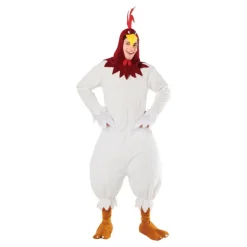 Divertido Disfraz de Gallo de Dibujos Animados para Adultos
