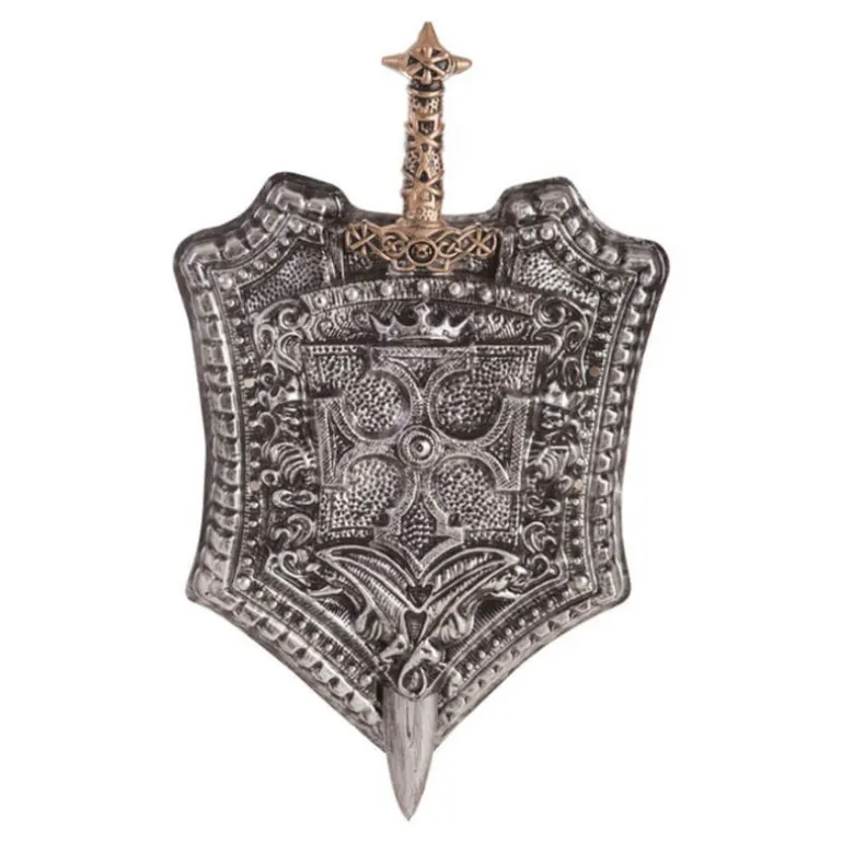 Escudo y Espada con Cruz de 32x63 cm