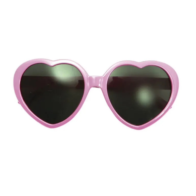 Gafas Corazón rosa