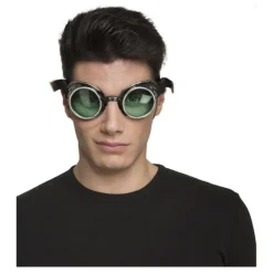 Gafas Steampunk verdes