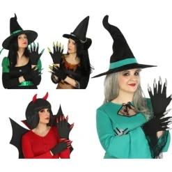 Guantes de Monstruos con uñas en 4 colores surtidos