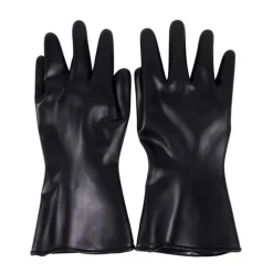 Guantes Negros Pvc de 33,5X14 cm