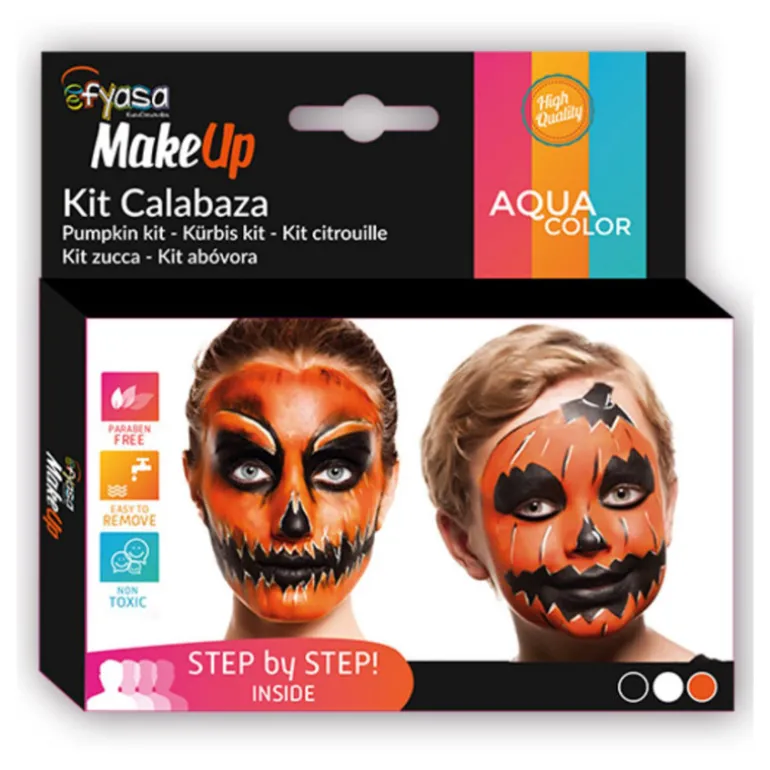 Kit Calabaza de 3 Colores al Agua de 3X2 gr