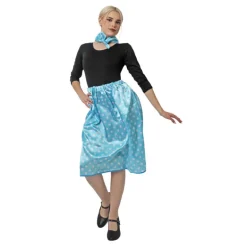 Kit de Años 50 de Rasete para Mujer: Pañuelo y Falda