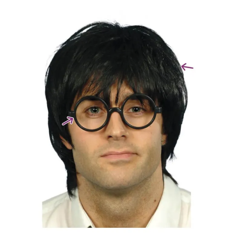 Kit de estudiante o de Carles Puigdemont: Peluca y Gafas