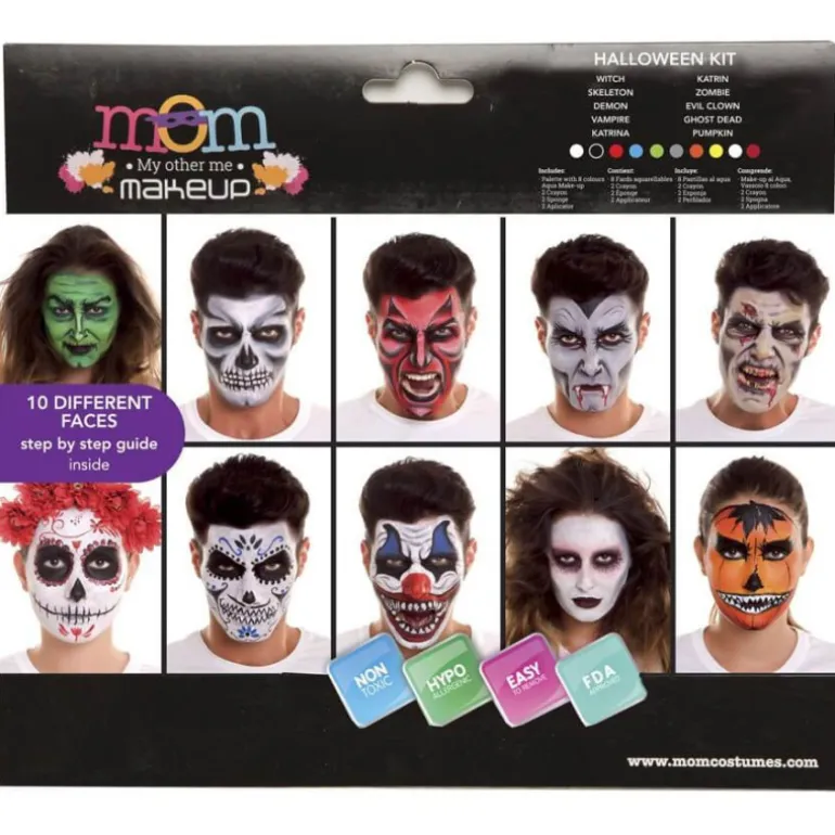 Kit de Maquillaje Deluxe Halloween adultos