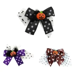 Lazo para Cabello con Calabaza en 3 Modelos Surtidos