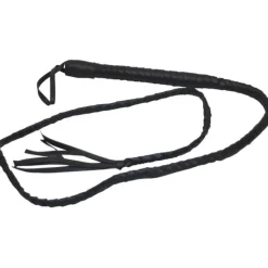 Látigo negro de piel