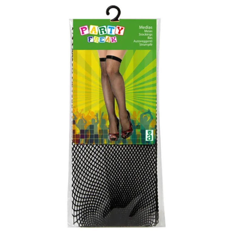 Medias de Rejilla Negras