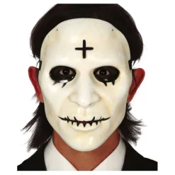 Máscara Blanca con Cruz