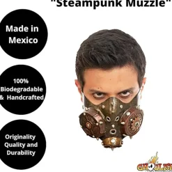 Máscara Bozal Steampunk Talla Única
