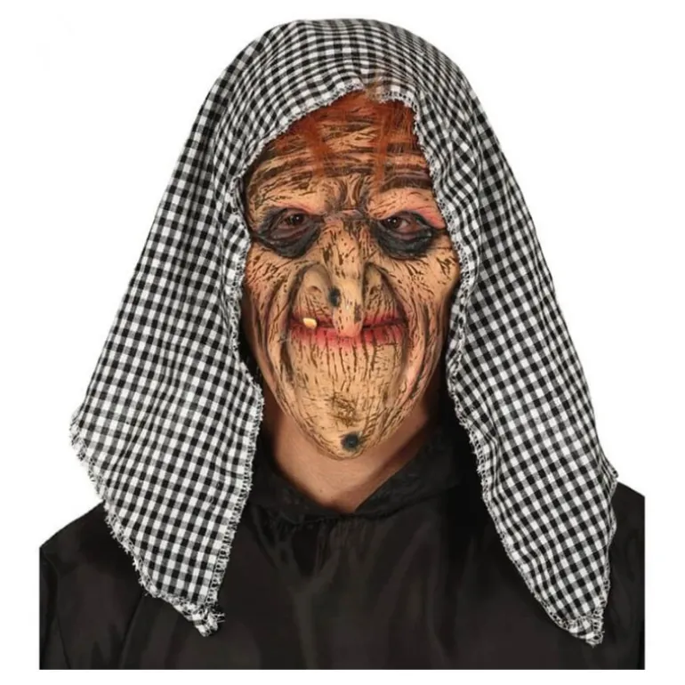 Máscara de Bruja con Capucha