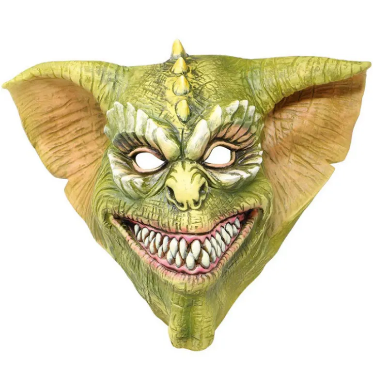 Máscara de Criatura Malévola Verde de Látex