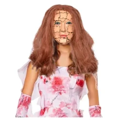 Máscara de Mujer Piezas de Puzzle con Pelo