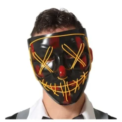 Máscara de PVC de Asesino con Luz