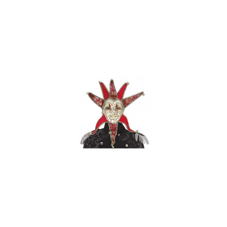 Máscara Veneciana Roja de Hombre