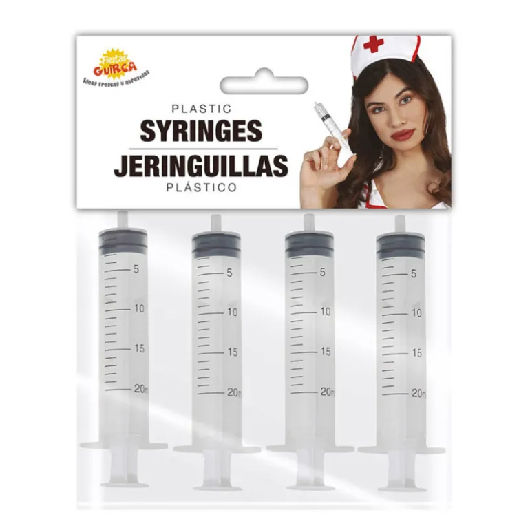 Pack de 4 Jeringuillas de 12 cm