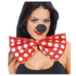 Pajarita gigante de lunares de Payaso o de Mickey