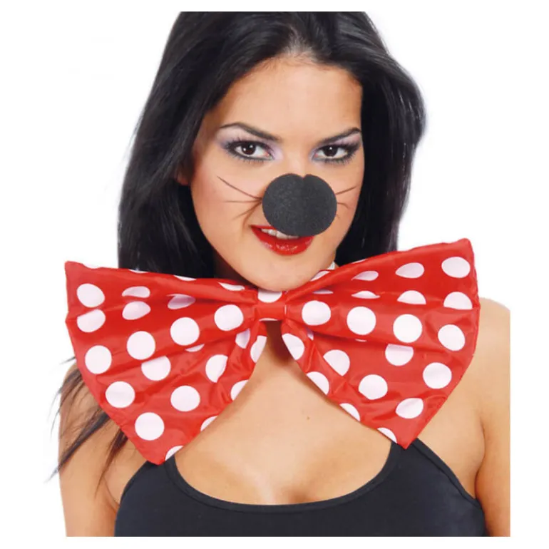 Pajarita gigante de lunares de Payaso o de Mickey