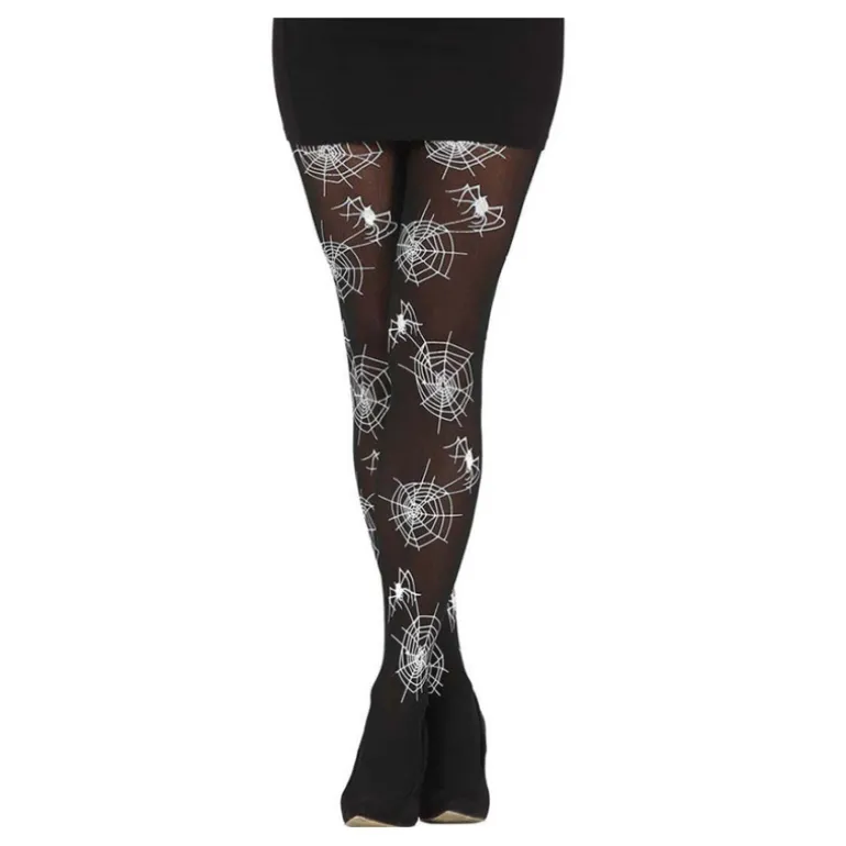 Pantys de Telarañas Blancas Adulto