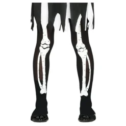 Pantys Negros de Esqueleto para niña