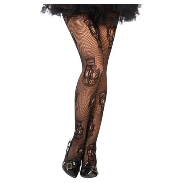 Pantys Negros del Día de los Muertos