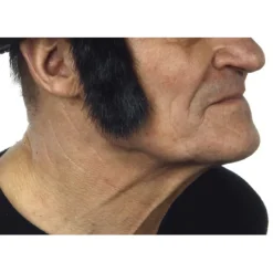 Patillas anchas negras