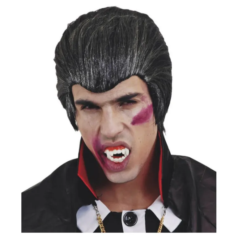 Peluca de Conde Drácula canosa