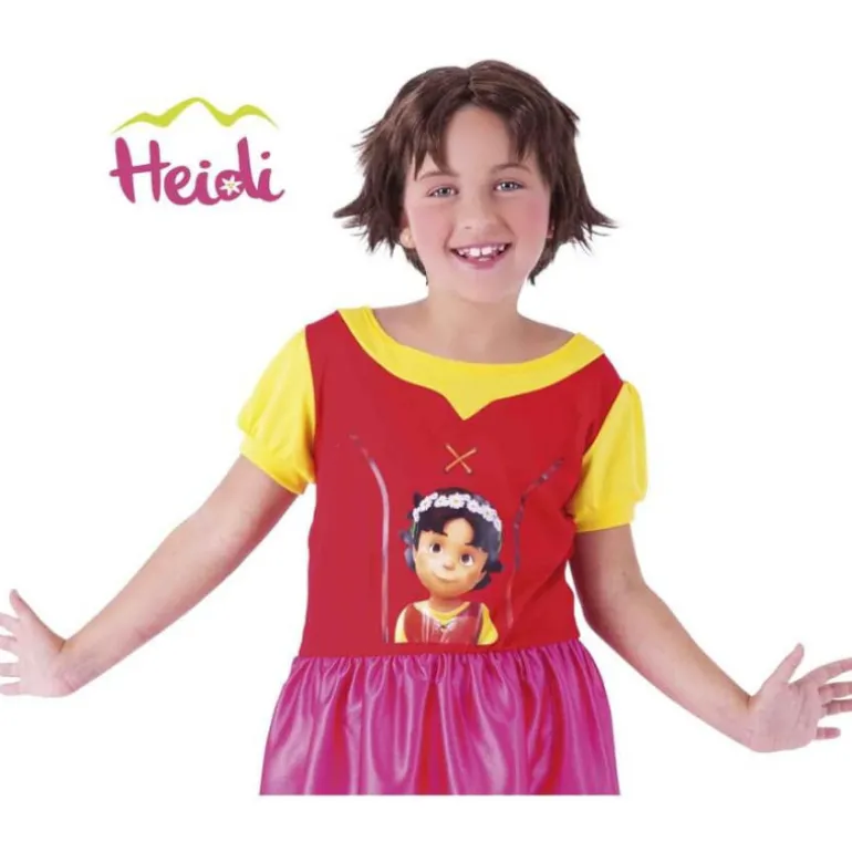 Peluca de Heidi para niña