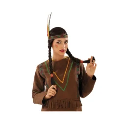 Peluca de India con Trenzas