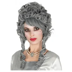 Peluca de Marquesa Gris