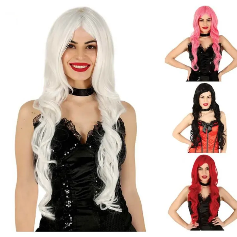 Peluca Larga de Alta Calidad en varios colores