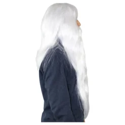 Peluca mago melena y barba