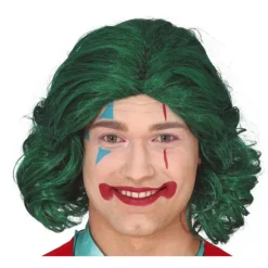 Peluca Media Melena Verde