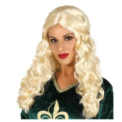 Peluca Medieval Rubia con Trenzas