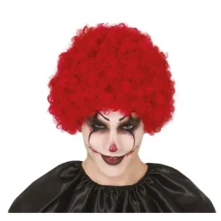 Peluca Payaso Rizos Granate