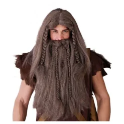 Peluca y barba de Vikingo