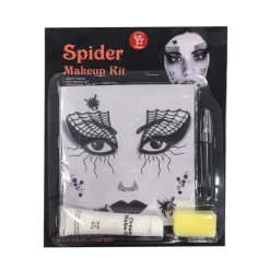 Set de Maquillaje Tatuajes Brillantes Araña Bruja