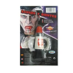 Set de sangre y dientes de Vampiro para Halloween