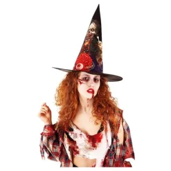 Sombrero de Bruja Zombie