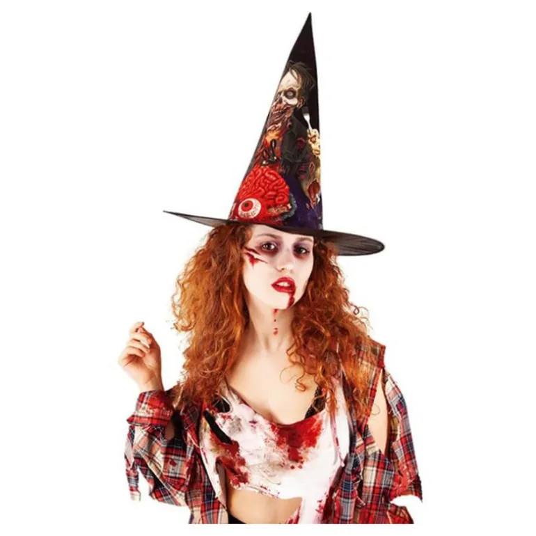 Sombrero de Bruja Zombie
