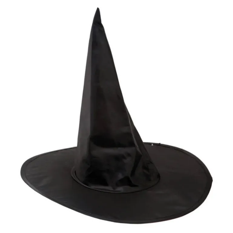 Sombrero negro básico de Bruja