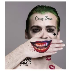 Tatuajes de Mr Smile de 30x14 cm