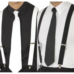 Tirantes elásticos con gancho de metal en 2 colores