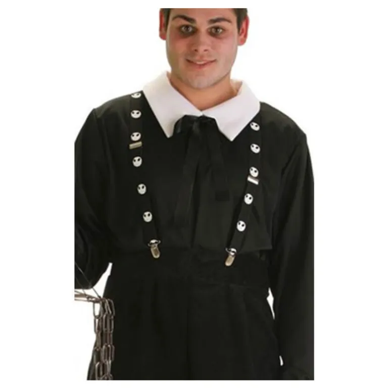 Tirantes Negros con Calaveras